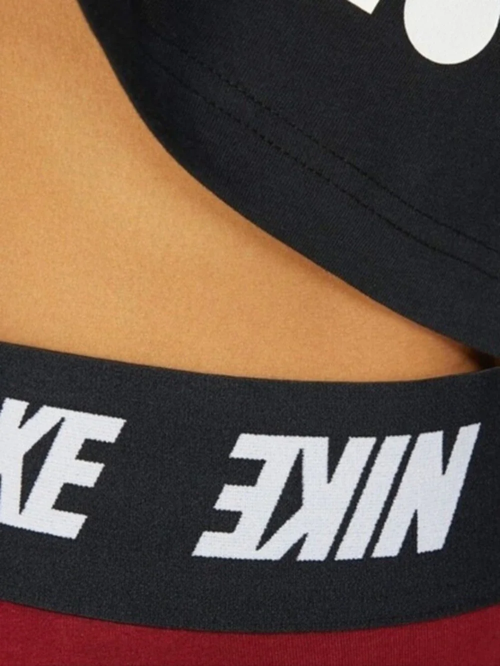 Nike Women's Sportswear Club Leggings Size XL Side Swoosh‎ High Waisted Garnet